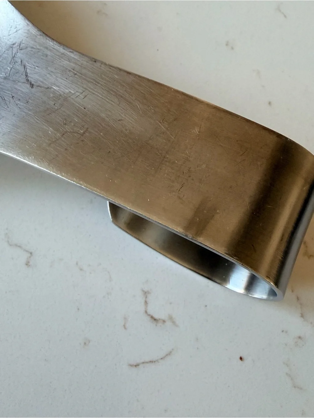 Stainless Steel Spoon Clip - Silver